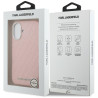 Karl Lagerfeld FW Stamped Karl MagSafe Case for iPhone 16 / pink