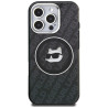 Karl Lagerfeld IML Choupette Head Logo MagSafe Case for iPhone 16 Pro / black