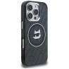 Karl Lagerfeld IML Choupette Head Logo MagSafe Case for iPhone 16 Pro / black