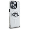 Karl Lagerfeld IML Choupette Sketch Logo MagSafe Case for iPhone 16 Pro Max / transparent