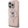 Karl Lagerfeld IML Choupette Sketch Logo MagSafe Case for iPhone 16 Pro Max / pink