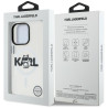 Karl Lagerfeld IML Choupette Sketch Logo MagSafe Case for iPhone 16 Pro / transparent