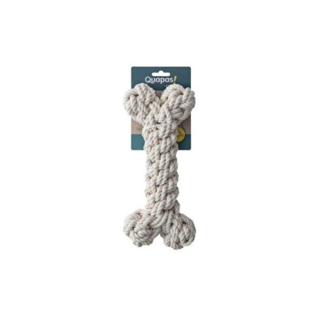 Quapas! Žaislas šunims iš natūralios virvės, kaulas, XXL, 40 cm