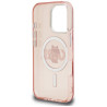 Karl Lagerfeld IML Choupette Sketch Logo MagSafe Case for iPhone 16 Pro / pink