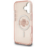Karl Lagerfeld IML Choupette Sketch Logo MagSafe Case for iPhone 16 / pink