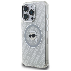 Case Karl Lagerfeld IML Karl Head Logo MagSafe for iPhone 16 Pro / gray
