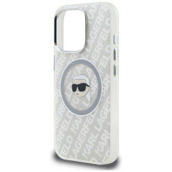 Case Karl Lagerfeld IML Karl Head Logo MagSafe for iPhone 16 Pro / gray