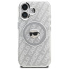 Karl Lagerfeld IML Karl Head Logo MagSafe Case for iPhone 16 / gray