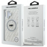 Karl Lagerfeld IML Karl Head Logo MagSafe Case for iPhone 16 / gray