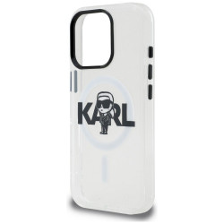 Karl Lagerfeld IML Karl Sketch Logo MagSafe Case for iPhone 16 Pro Max / Clear