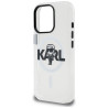 Karl Lagerfeld IML Karl Sketch Logo MagSafe Case for iPhone 16 Pro Max / Clear