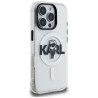 Karl Lagerfeld IML Karl Sketch Logo MagSafe Case for iPhone 16 Pro / clear