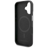 Karl Lagerfeld Initial & Metal Logo MagSafe Case for iPhone 16 / black