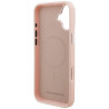 Case Karl Lagerfeld Initial & Metal Logo MagSafe for iPhone 16 Plus / pink