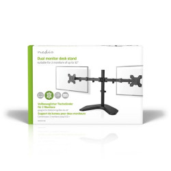 Nedis MMDOSD110BK Desk Monitor Mount 2 screens 15–32" 75 x 75/100 x 100 (full motion)
