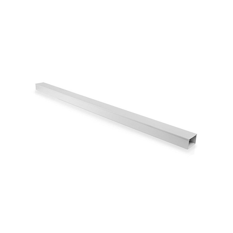 Nedis CMDT6040WT110 Cable Management Channel | 1 pc | Maximum cable thickness: 40 mm | Aluminium | white