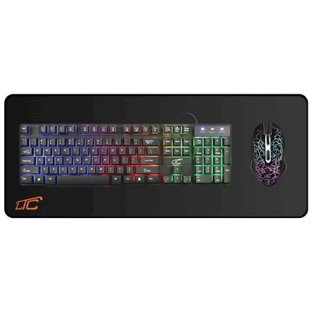 Lamex LXKM203 LTC 3in1 Gaming Computer Set - Mouse, Keyboard, Mouse Pad