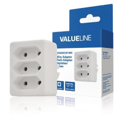Valueline VLES300C001WH Tee Adapter 220V EU