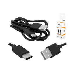 Lamex LX8427 USB - USB type C Data and Charging Cable 1.5m / black