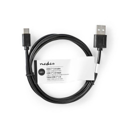 Nedis CCGT60600BK20 USB 2.0 USB-A Male USB-C™ Male 480 Mbps 2 m