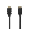 Nedis CVGT34000BK05 High-Speed HDMI Cable with Ethernet HDMI Connector - HDMI Connector 0.50 m