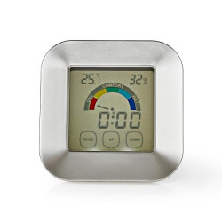 Nedis KATR105SI Digital Thermometer Indoor | Indoor Temperature | Indoor Humidity