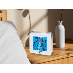 Lamex LXSTP04S LTC Alarm Clock with Thermometer / silver