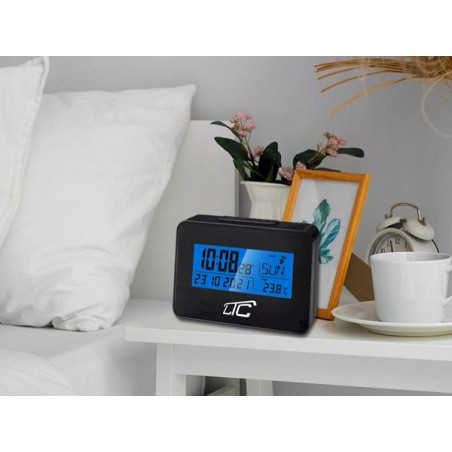 Lamex LXSTP05C LTC Alarm Clock with Thermometer / black
