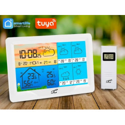 Lamex LXSTP08BS LTC SMART Weather Station with Color Display / white