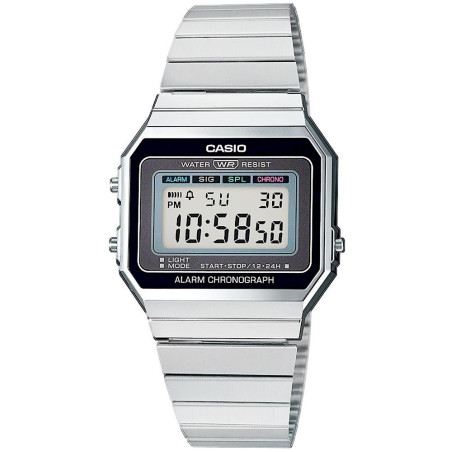 CASIO A700WE-1AEF Unisex watch / Silver