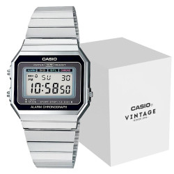 CASIO A700WE-1AEF Unisex watch / Silver