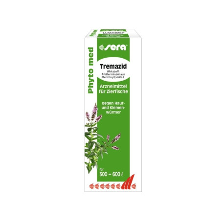 Sera akvariumo priežiūros priemonė Phyto Med Tremazid, 30 ml