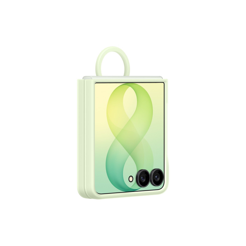 Samsung EF-EF776CGE Silicone Magnetic Cover with Ring for Galaxy Z Flip 8 / green