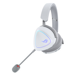 ASUS ROG Delta II Laisvų rankų įranga Vielinis ir Bevielis Su lankeliu Žaidimams C tipo USB Bluetooth Balta