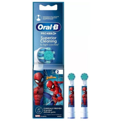 Braun EB10-2 Spiderman Electric Toothbrush Heads for Children 2pcs