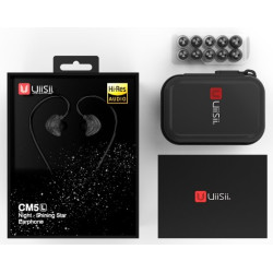 UiiSii CM5-L Premium Hi-Res Original Sport Earphones with Microphone and Volume Control / 3.5mm / 1.2m
