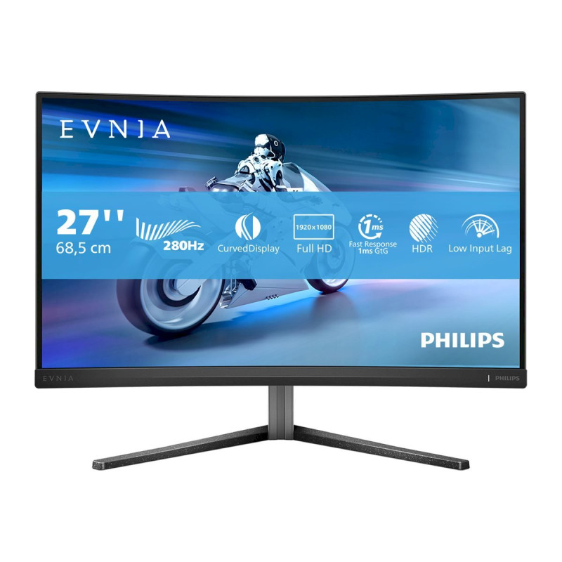 Philips Evnia 5000 27M2C5200W Monitor 27" Fast VA 1920 x 1080 Full HD HDMI DisplayPort 280Hz