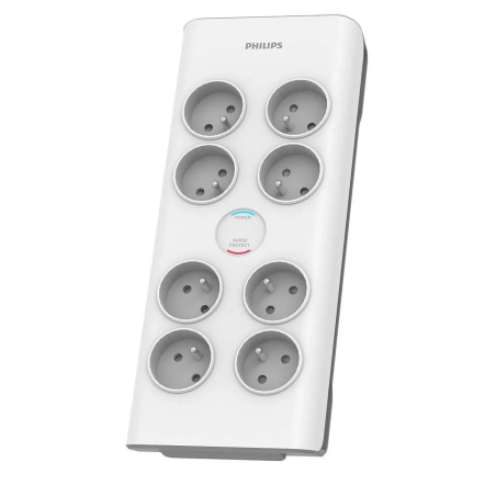 Philips SPN7060WA/60 Surge Protector 6 AC outlets 2 m / white