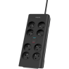 Philips SPN7080BA/60 Surge Protector 8 AC outlets 2m