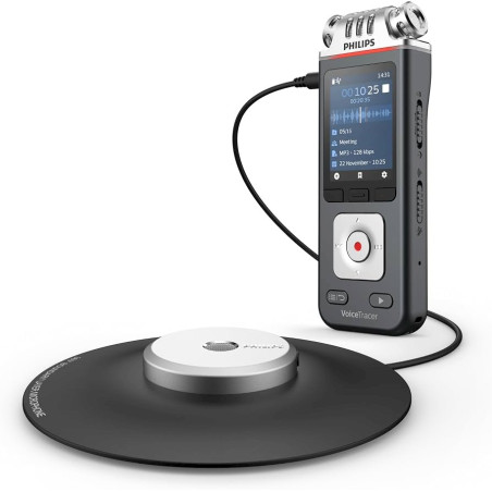 Philips DVT8115 VoiceTracer 360° with 8GB memory and USB recording station