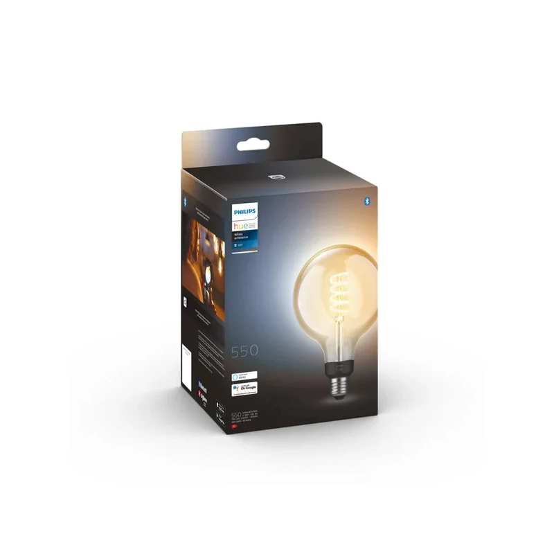 Philips Hue E27 WA 7W Fil G125 Smart LED Bulb