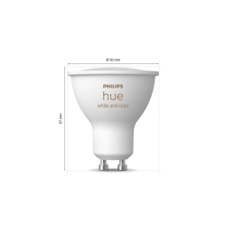 Philips Hue Bridge Pro + 3 x GU10 + dimmer switch Smart Lighting Starter Kit