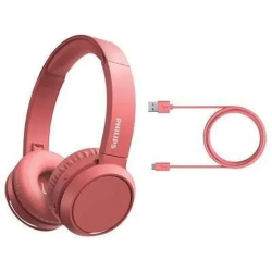 Philips TAH4205RD/00 On-Ear Bluetooth Headphones / red
