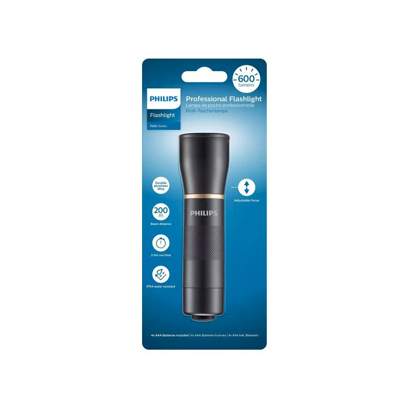 Philips SFL7001T/10 LED Flashlight / black