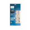 Philips SPN7060WA/58 Anti-surge Power Strip 6 Schuko Sockets + 6xUSB-A + 1xUSB-C 2m 16A