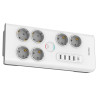 Philips SPN7060WA/58 Anti-surge Power Strip 6 Schuko Sockets + 6xUSB-A + 1xUSB-C 2m 16A