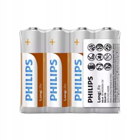 Philips LR6 LONGLIFE AA Batteries 4pcs