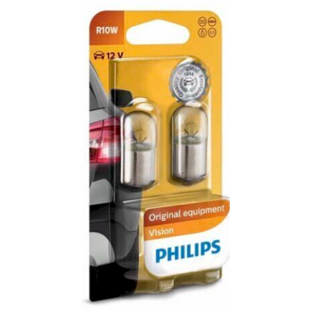 Philips R10W Car Bulb 12V 10W 2pcs 12814B2