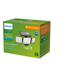 Philips Nysil Solar LED Wall Floodlight 5000K IP65 Motion Sensor