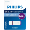 Philips FM64FD70B USB 2.0 Flash Drive Snow Edition 64GB purple